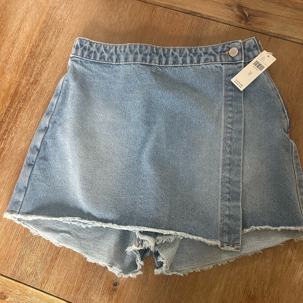 ROLLA'S Light Blue Denim Mini Skort